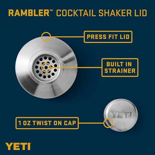 Rambler Cocktail Shaker Lid 2
