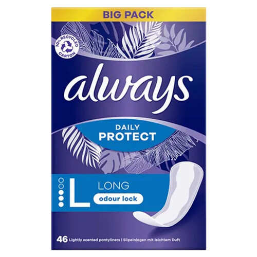 Always - Always Dailies Pantyliners Large - 46 Pieces