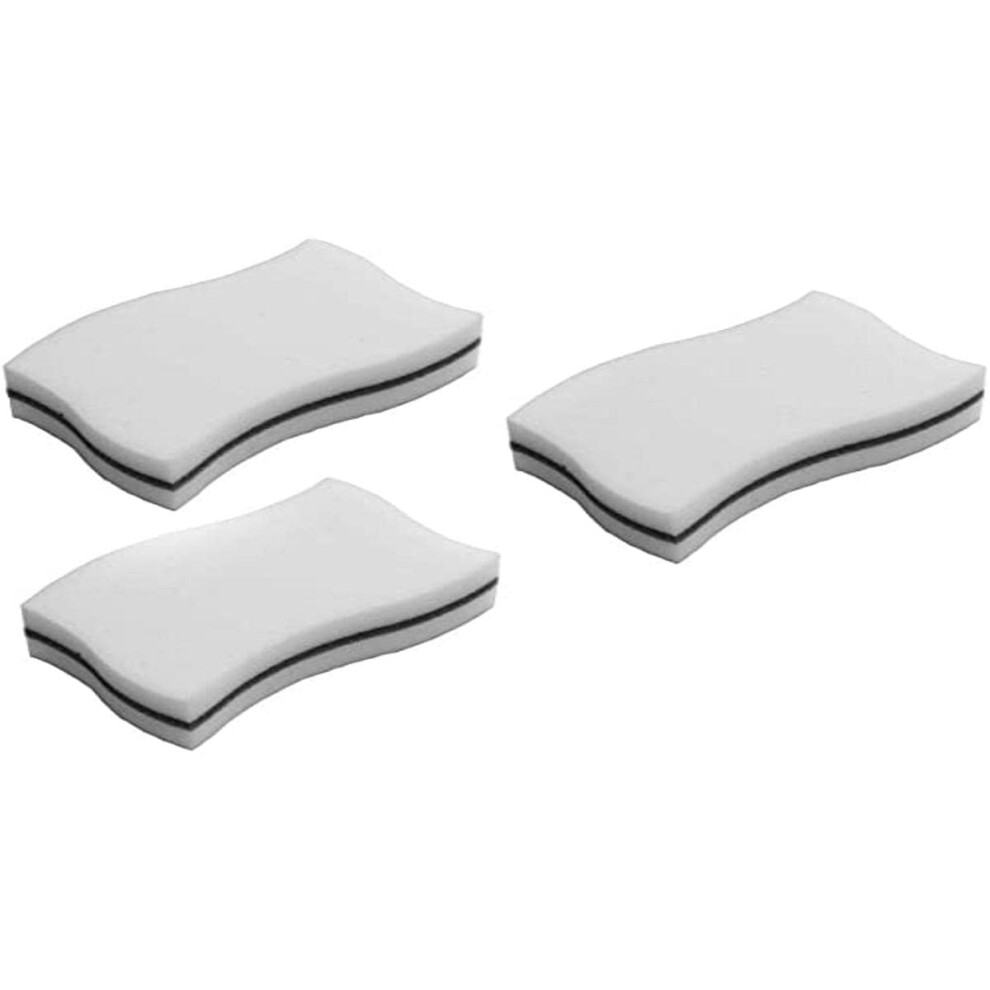 New Franke Sponges, Foam, 3 Stück (1Er Pack) White