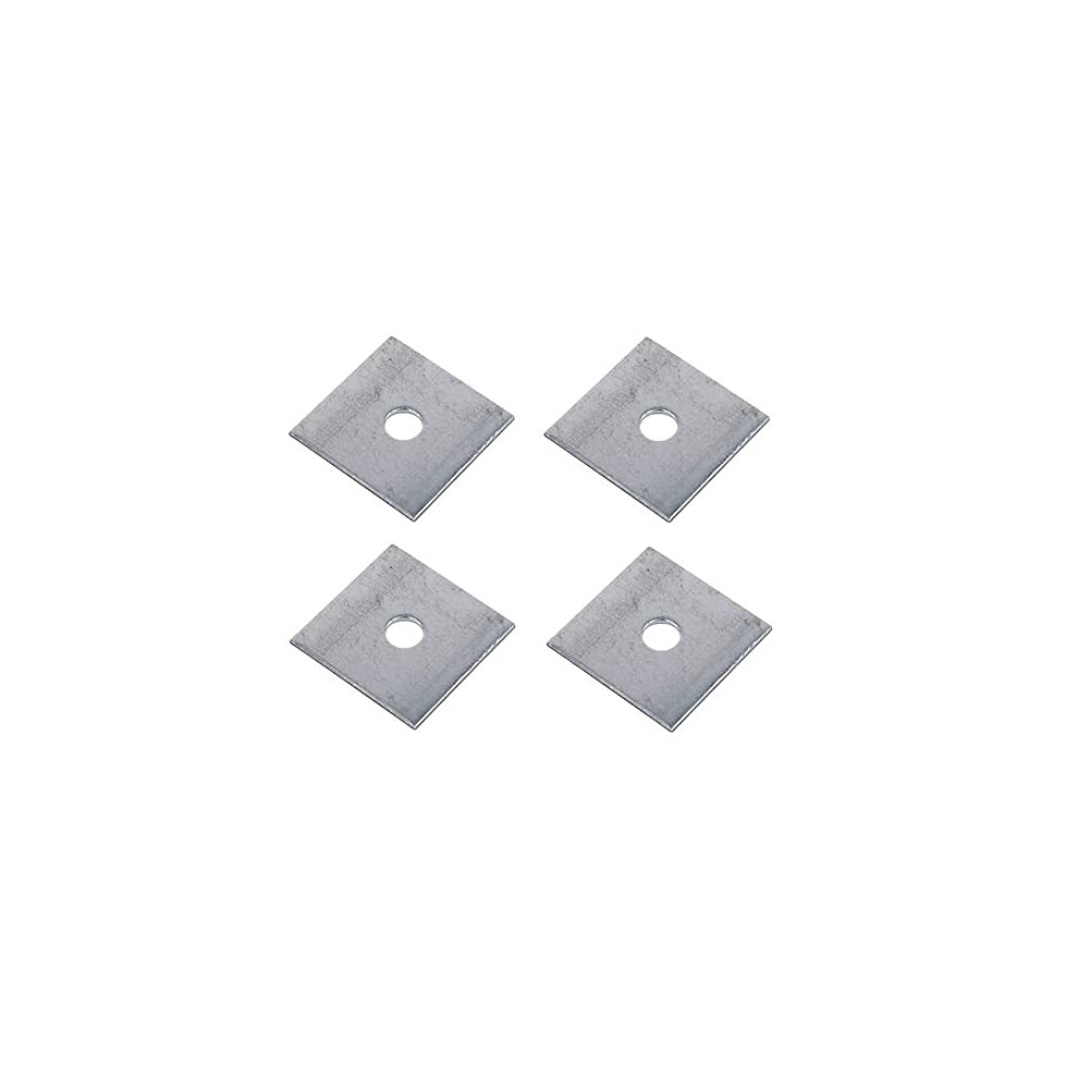 Terf Heavy Duty M8 (8Mm) X 40Mm X 5Mm Zinc Plated Steel Square Plate Washer 8Mm Id (Hole) X 40Mm Square Od X 5Mm Thickness Square Plate Washer - 5059655001639