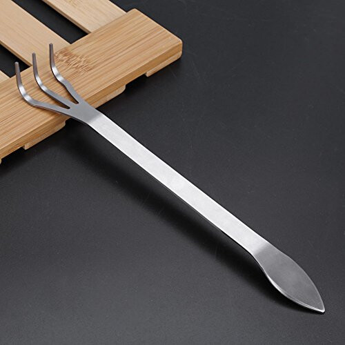 Bonsai Root Rake with Ergonomic Handle, 3 Prong Garden Hand Rakes ...