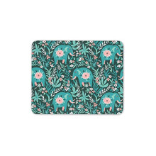 Floral Indian Elephants Mouse Mat Pad - Flowers Pretty Fun Computer #19167
