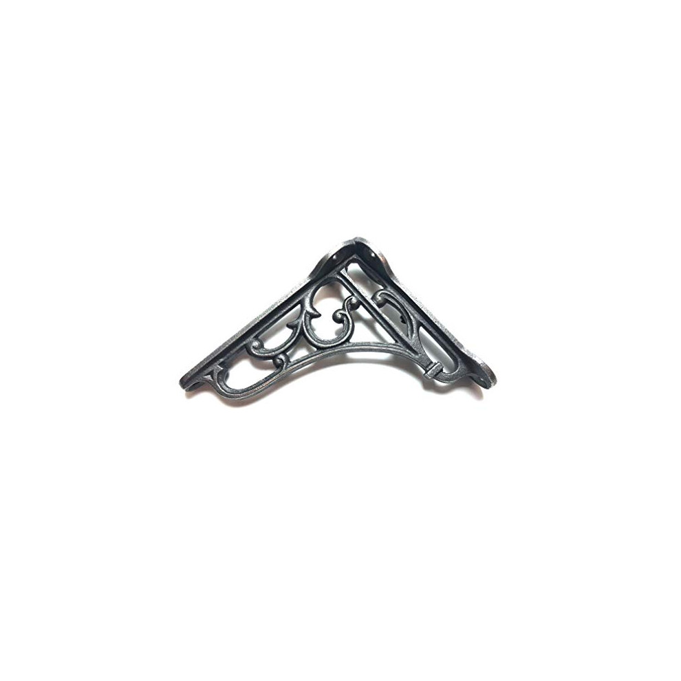 A Pair Of Small Classic Victorian Scroll Shelf Brackets 4 Inch Bracket Cast Iron 5060318322442