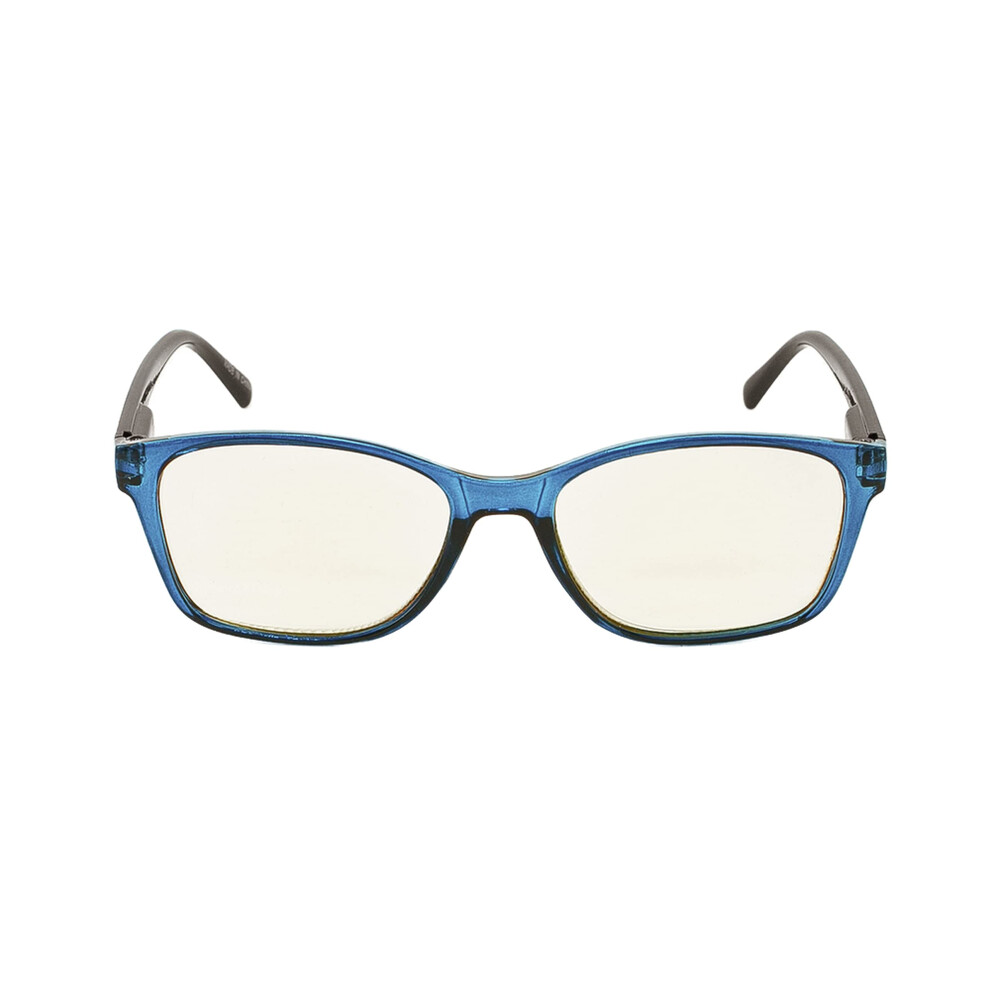 Reading Glasses Shop Blue/Black Style Pc06 Vinyl Reading Glasses, 1.50 Strength,