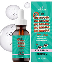 Purifect No Drama Retinol Eye Serum with Vitamin E Oil, Anti-Aging Serum Helps Reduce Puffiness, Fine Lines and Dark Circles, Rejuvenates Young Skin