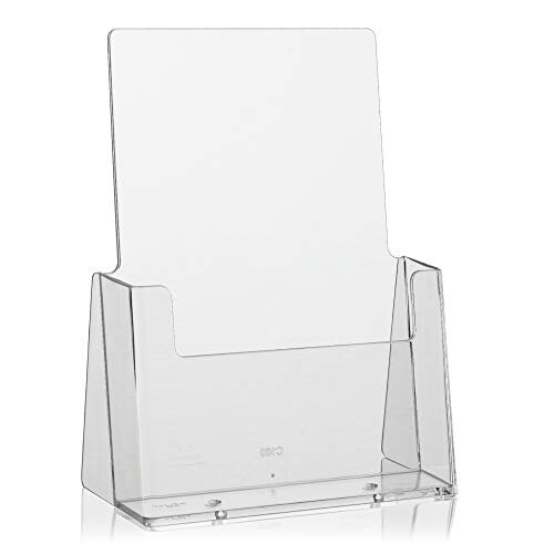 Table Leaflet Holder DIN A5 Transparent Pack of 2