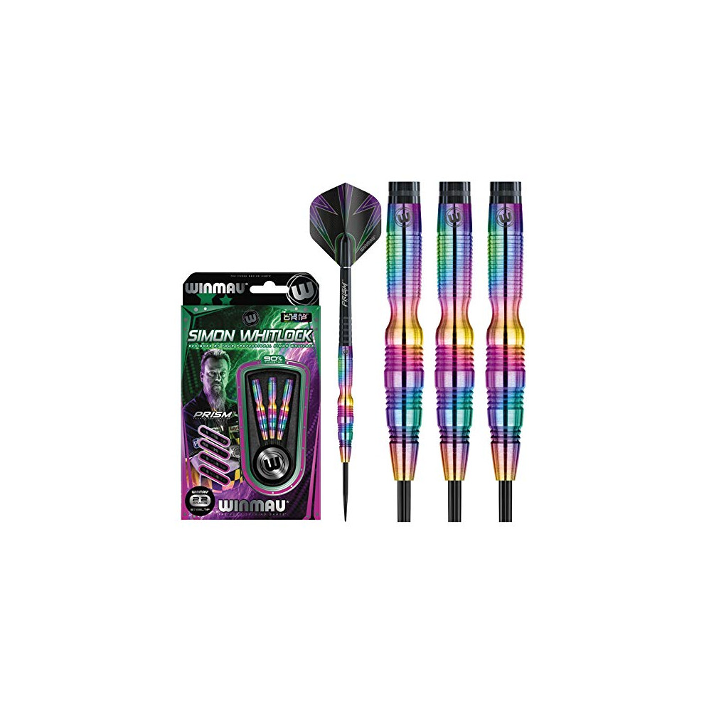 Champions - Simon Whitlock 3: 22g Tungsten Darts Set with Flights and Stems