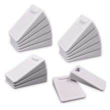 15Pcs Flexible Shims for Leveling, Stackable Furniture Levelers for Uneven Floors, Door Wedge Rubber Pads, Furniture Wedges Table Wedges, Fence Window