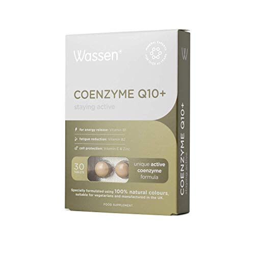 Coenzyme Q10 + Vitamin E - Active Coenzyme Formula - 30 Tablets