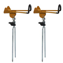 2piece Fishing Rod Holder,Stainless Steel 360Adjustable Fishing Rod Stand Made of Stainless Steel, Stable Rod Rack Holder for Fishing