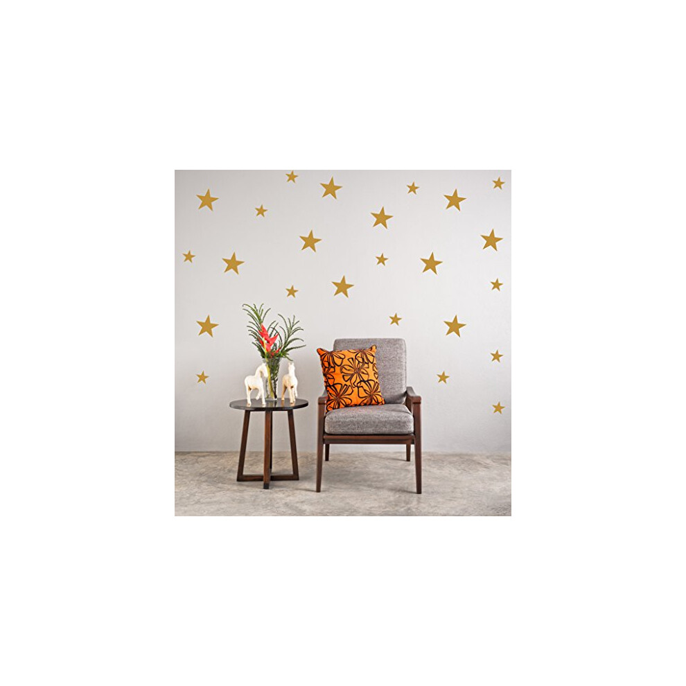 Stars Wall Stickers Christmas Decal Kid Vinyl Art Home Spots Mural Polka Dots Decor Gold Wall4stickers