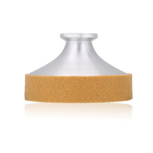 Tenor Saxophone Mute, Aluminum Alloy Saxophone Mute Sax Sound Dampener Practice Silencer Accessory (Apricot)