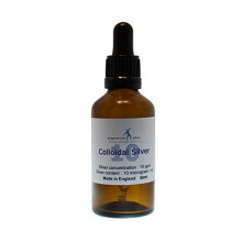 - Colloidal Silver 10 ppm - 50 ml Glass Pipette with Glass Dropper Bottle