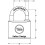 Yale Brass Lock Standard Arch MM30 2