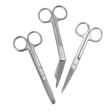 Safety First Aid Q2319PK3 Assorted Stainless Steel Nursing/Lister Scissors (pack of 3)