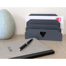 Charcoal Letter Rack