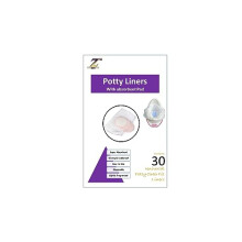 - 30 Travel Potty Liners with Absorbent Pad, for Boys and Girls, for Outdoor and Indoors