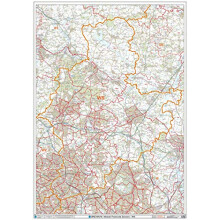 Walsall - WS- Postcode Wall Map - Paper