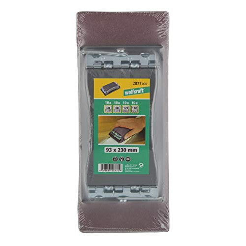 wolfcraft Hand-Held Sander Set, 41 pcs. I 2877000 I Practical set for fine and even sanding 1