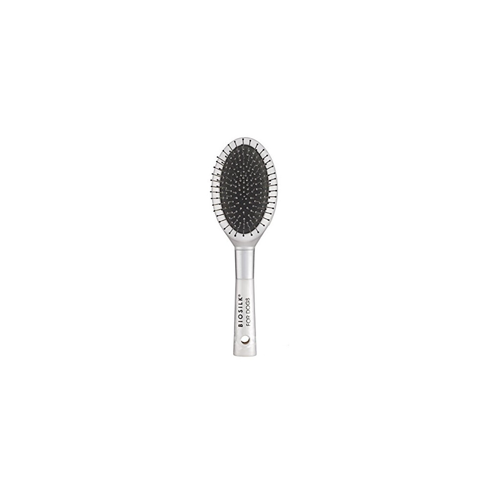 for Dogs Double Sided Pin and Bristle Brush -New & Improved 2020, white