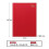 Letts Standard A4 day to a page 2024 diary - red 2