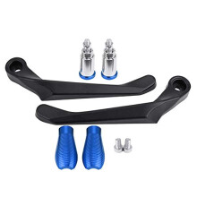 1 Pair Universal Motorcycle Brake Clutch Lever Protection,22mm / 7/8" Aluminum Alloy Clutch Levers Protect Guard Accidental Contact Handlebar