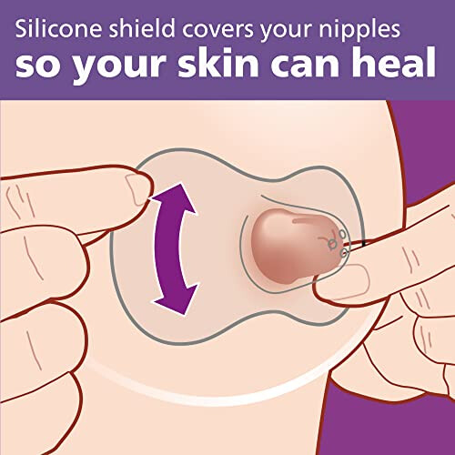 Philips AVENT Nipple Shields with Storage Case, 2 Pack, Medium, SCF153/03 2
