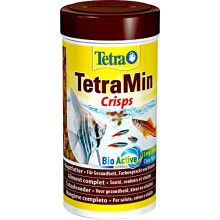 Min Crisps Main Food for All Tropical Ornamental Fish with High Nutritional Value and Minimum Water Load 250 ml