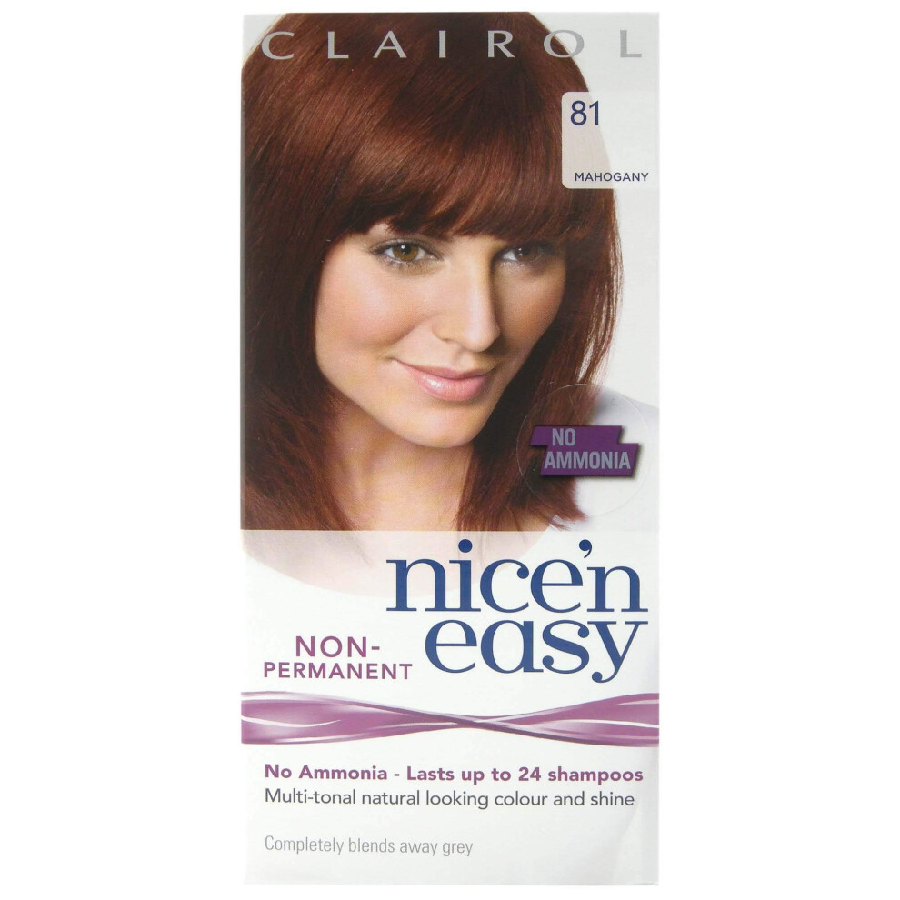 Nice'n Easy No Ammonia Hair Dye, 81 Mahogany