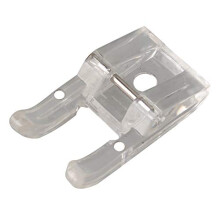 Snap On Clear View Zig Zag Open Toe Foot Sewing Machine Presser Foot, Compatible for Brother, New Singer, Janome, Toyota Domestic Sewing Machines