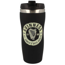 Bottle Top Travel Mug Tumbler with St James's Gate Design (300ml)