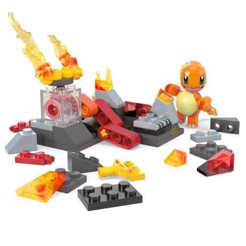 MEGA MEGA Σετ Κατασκευών Pokémon Charmander με 81 Τεμάχια και Κίνηση, για Παιδιά 1