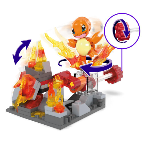 MEGA MEGA Σετ Κατασκευών Pokémon Charmander με 81 Τεμάχια και Κίνηση, για Παιδιά 2