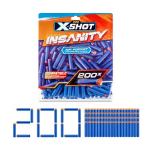 Insanity 200 Dart Refill Pack by ZURU, Compatible with XShot and Other Brands, Blaster Outdoor Toys