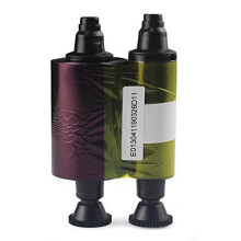Color Ribbon for Evolis Pebble, Pebble 3, Pebble 4, Dualys, Dualys 3, Securion R3011 YMCKO Color Ribbon
