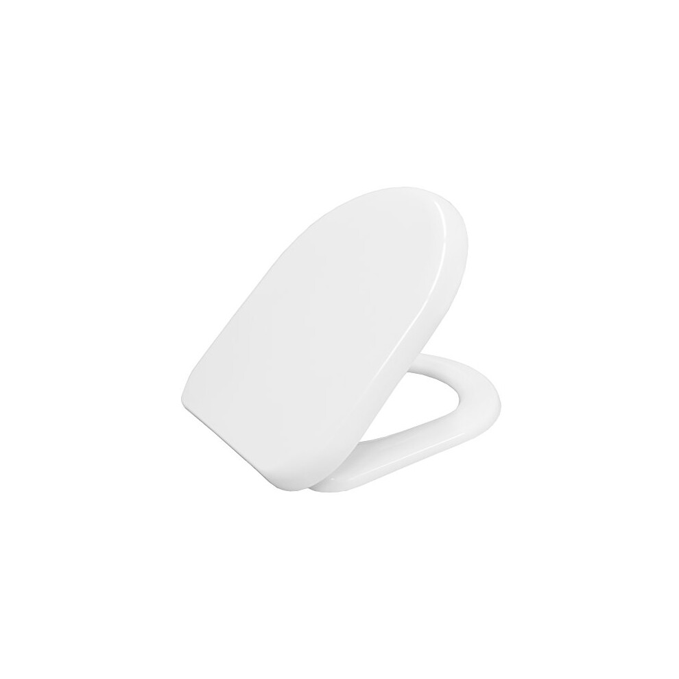Bemis Sanremo Toilet Seat Slow Close Take Off Top Fix Thermoplast | Wc Seat With Take Off Top Fix | Unbreakable And Recyclable Long-Lasting White