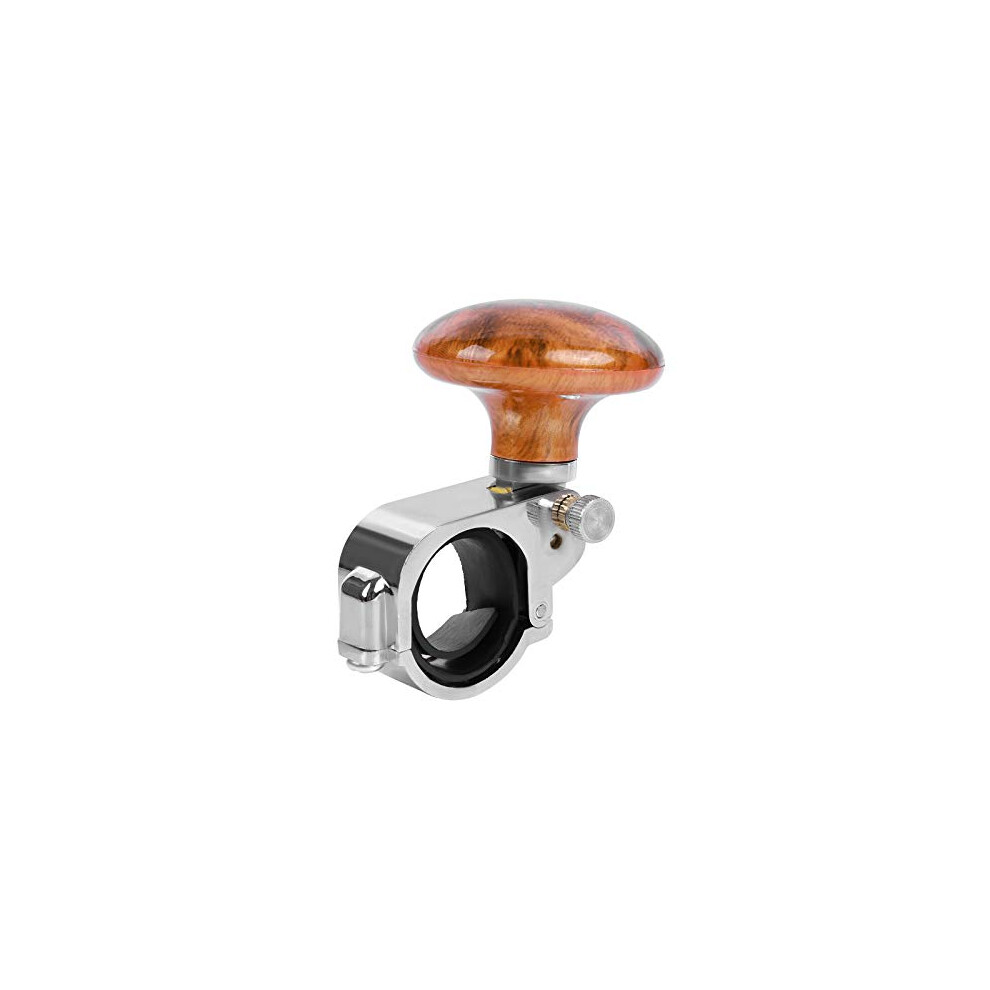 Steering Wheel Booster Knob, Wooden Steering Wheel Spinner Knob Universal Car Power Handle Spinner For Vehicle Cars Trucks 779712337543