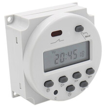 Digital LCD Power Weekly Programmable Timer Relay Switch CN101A DC 24V 16 Amp SPST
