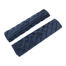 2Pcs Car Seat Belt Pad Cover, Car Seat Belt Pading Safety Belt Strap Protector, Comfort Car Harness Pads Luggage Shoulder Pad for Adults Black