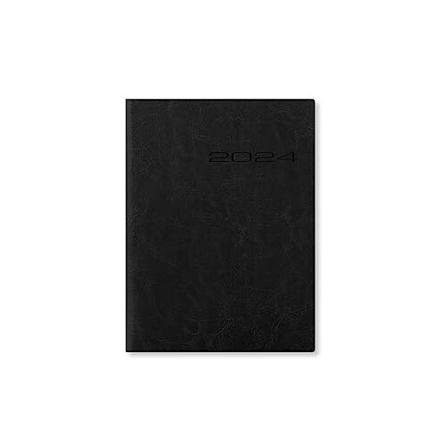 Letts Lecassa 2024 A6+ week to view diary -black