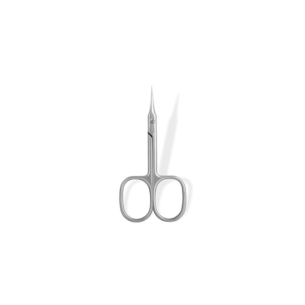 Bng Silver Cuticle Scissors Professional Curved Cuticle Cutter For Nails, Sharp Nail Scissors For Women Men Cuticle Remover, Pedicure Manicure Nail Art Tool,