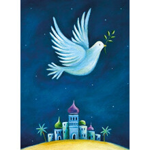 Macmillan Cancer Support - Pack of 8 Christmas Cards- Dove of Peace