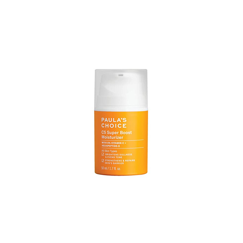 Paula's Choice Cream C5 Super Boost Moisturiser - Anti-Ageing Night With Vitamin C - Hydrates & Brightens Skin - All Skin Types - 50 Ml