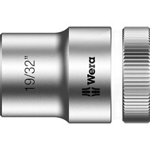 05003622001 19/32-Inch 8790 HMC Zyklop Socket with Hexagon Drive - Silver