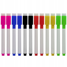 Colored pencils with deletion mushrooms and magnet - 12 pcs