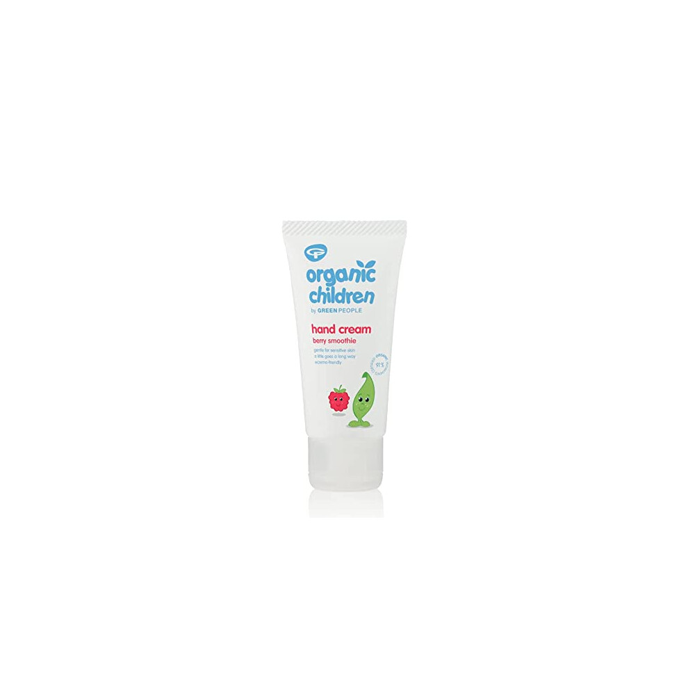 Organic Children Berry Smoothie Hand Cream, 50ml, Nourishing organic children's hand cream with delicious fruity scent, 91% certified organic