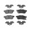 ADH24286 Brake Pad Set, pack of four 1