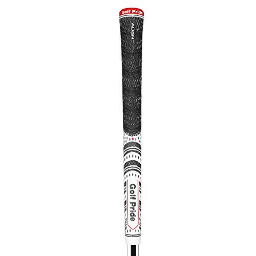 Golf Pride MCC Align New Decade MultiCompound Golfgriff, Align Midsize, Weiß/Rot