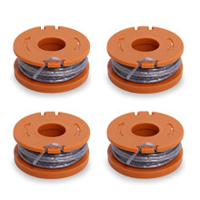 Poweka Strimmer Spool for Mac Allister MGTP18Li, 1.65mm Autofeed Replacement Trimmer Line (Pack of 4)