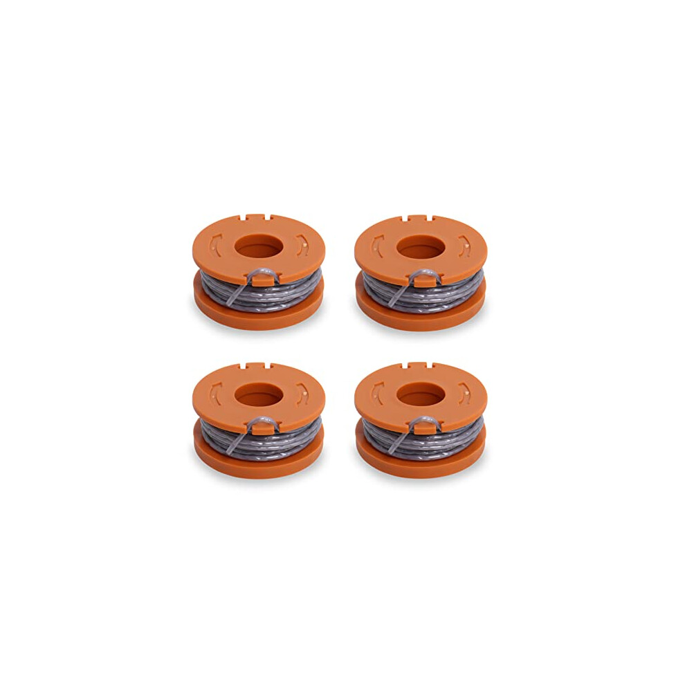Poweka Strimmer Spool For Mac Allister Mgtp18li, 1.65Mm Autofeed Replacement Trimmer Line (Pack Of 4)